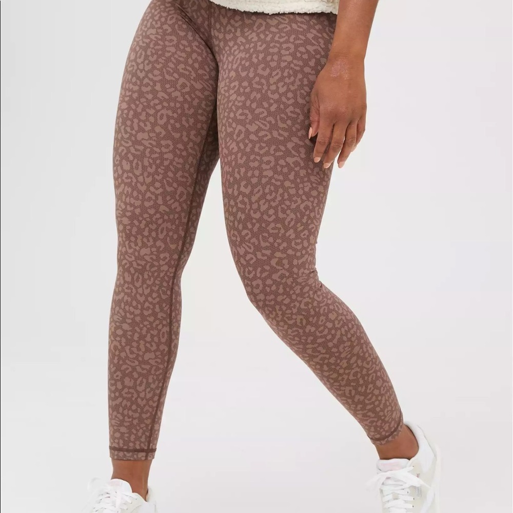 cheetah print aerie leggings